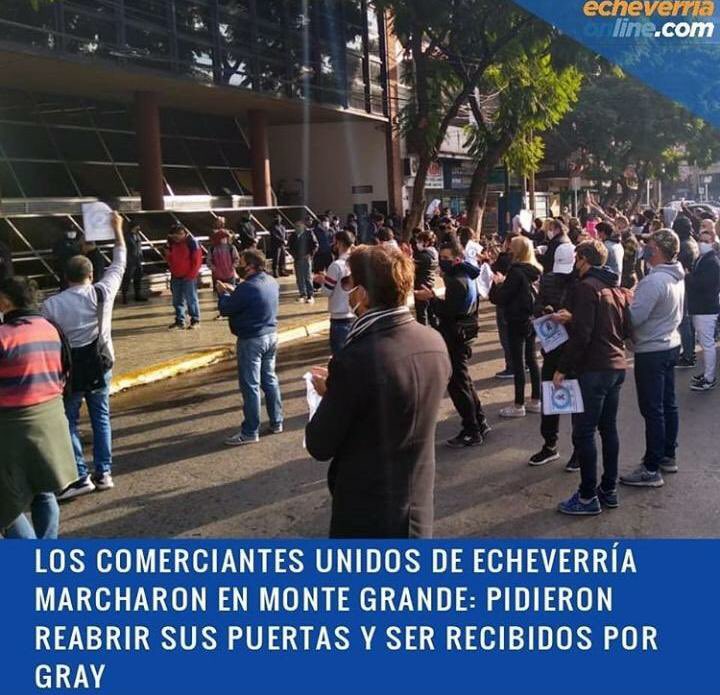 Comerciantes Unidos reclaman ser atendidos por el intendente Gray