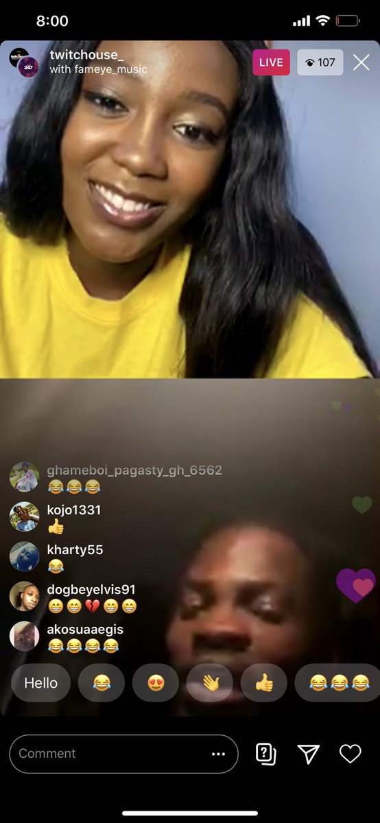 twitchouse's tweet photo. A few screen shots from our LIVE IG chat with @fameye_music earlier today with our pretty host @gerri_as ๐ฅ๐ฅ
#livewiththestars
#staysafe
#stayathome https://t.co/eKTL7Nd0ZK