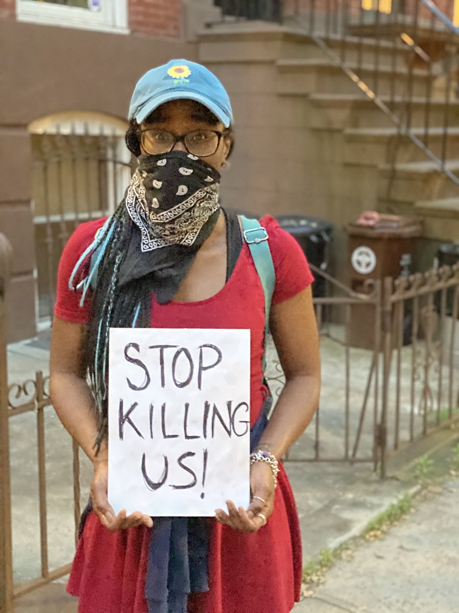 I spoke with protester Salamah Patrick, 27“I’m tired,” she said. “I’m tired of cops killing us and nothing being done.”“Mass shootings have gone down [during the pandemic] but police brutality hasn’t.”