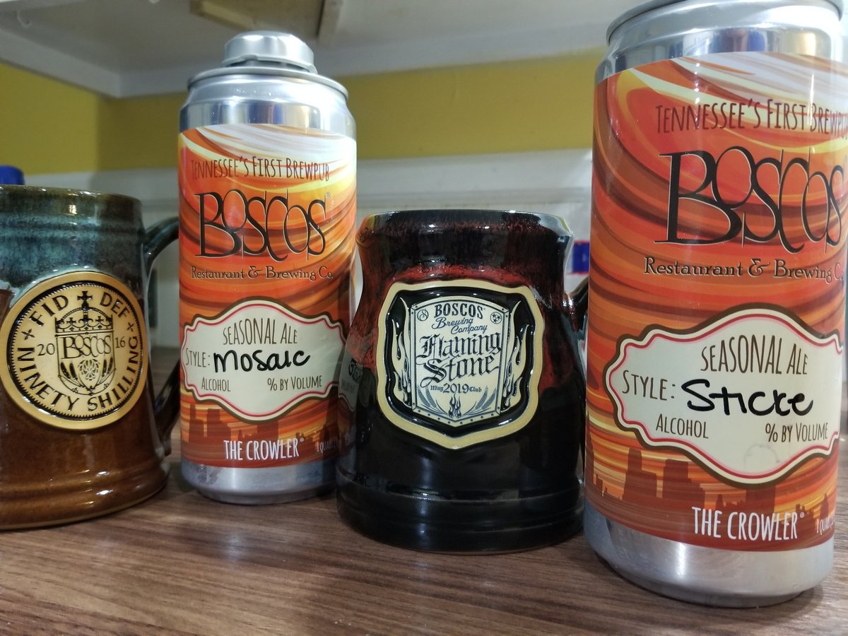 Big thanks to <a href="/BoscosSquared/">Chef Boscos</a> for a wonderful dinner and some great beers via curbside pickup tonight! I'm so glad you're back open. #ilovememphis #craftbeer #QuarantineLife #Quarantine