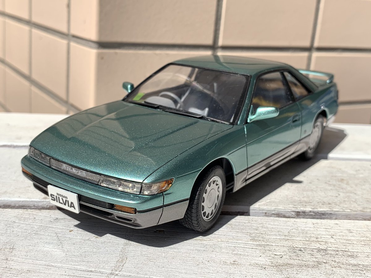 タミヤのシルビアを30年位ぶりに製作。 特に調整せず作れるのが