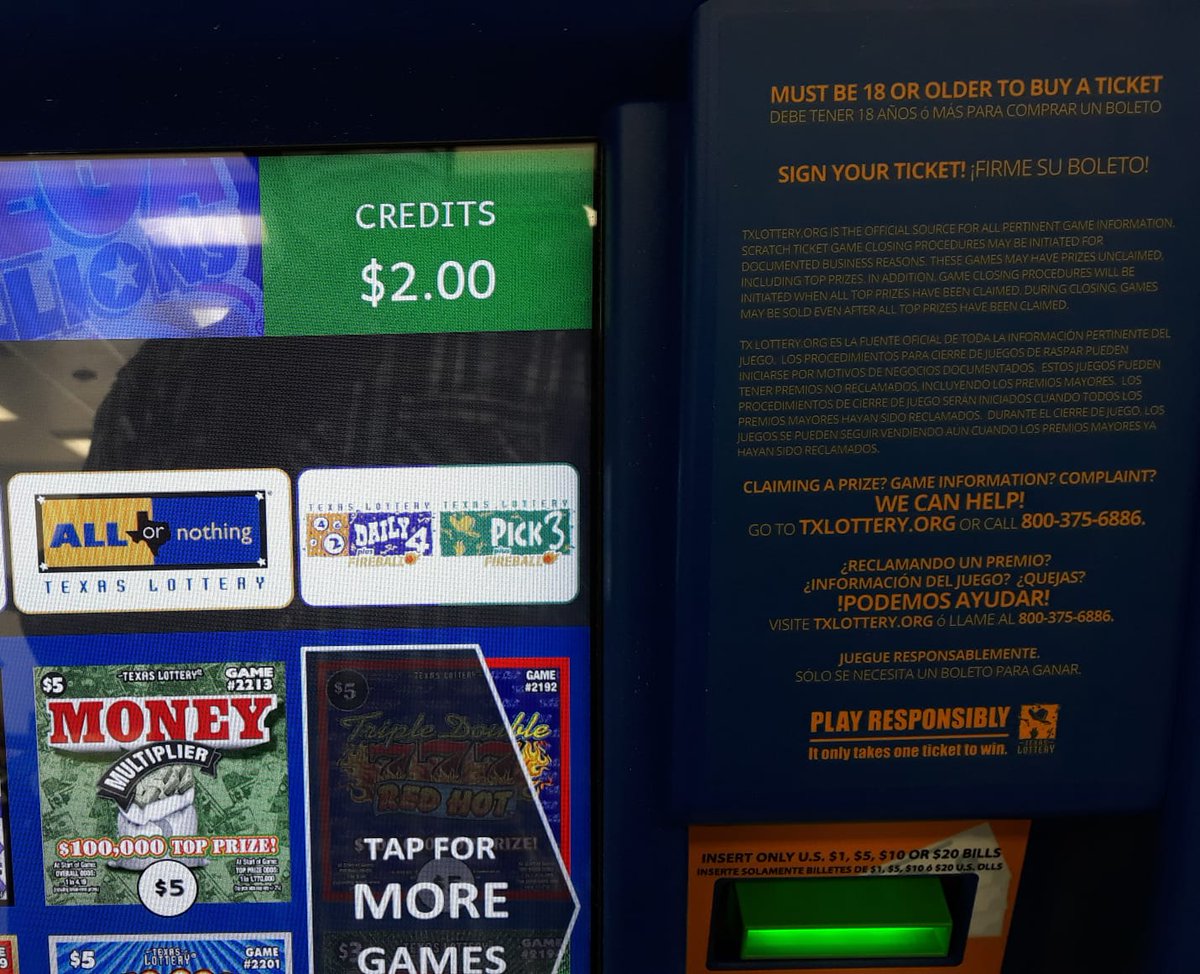 Dehindey's tweet photo. @TexasLottery The ticket that could have earned me a jackpot  didn't come out from your machine yesterday in Walmart 12353 FM 1960 RD W, Houston, TX 77065. Go and fix it. You still owe me $2 &amp; a jackpot. Thank you in advance https://t.co/D8EVPahrdT