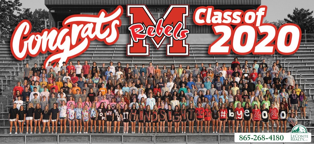 On behalf of the Maryville Board of Education, our central office staff, and the entire faculty and staff in all Maryville schools, CONGRATULATIONS to the Class of 2020.  #MHSgrads #maryvilleproud  YOU DID IT!