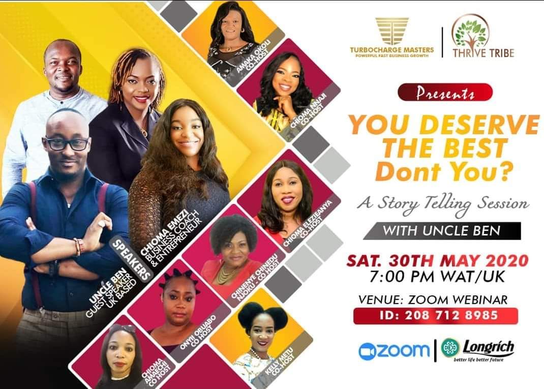 LRSwytness's tweet photo. It's today!!💥💥💥
May 30th 2020
Time: 7pm WAT

Join my team &amp; I in our very 1st story telling session with Uncle Ben!
You won't want to miss this.

#thrivetribe
#TurbochargeMasters https://t.co/N2OxcEDcCl