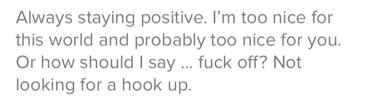 Just wanted to run through some bios I saw while scrolling. Any time you want to call women crazy or wonder why some really great women are single take a look at these....