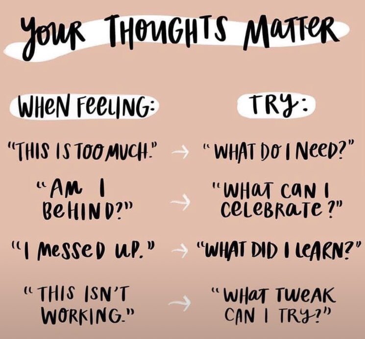 Flip the script - change how you speak to yourself. How would you speak or respond to a friend, child or colleague? #selftalk #yourthoughtsmatter