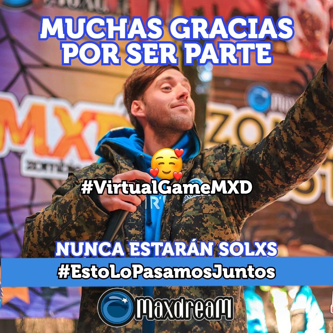 MaxdreamMendoza's tweet photo. ๐ถ๐
๐ฐ๐ฒ๐ธ๐ฐ๐
๐ผ๐ด๐ฝ๐ณ๐พ๐
๐ฐโฃ
โฃ
๐Esto fue #VirtualGameMxd โฃ
โฃ
Con #Maxdream nunca estarรกn solxs https://t.co/DYgxdM0AiC