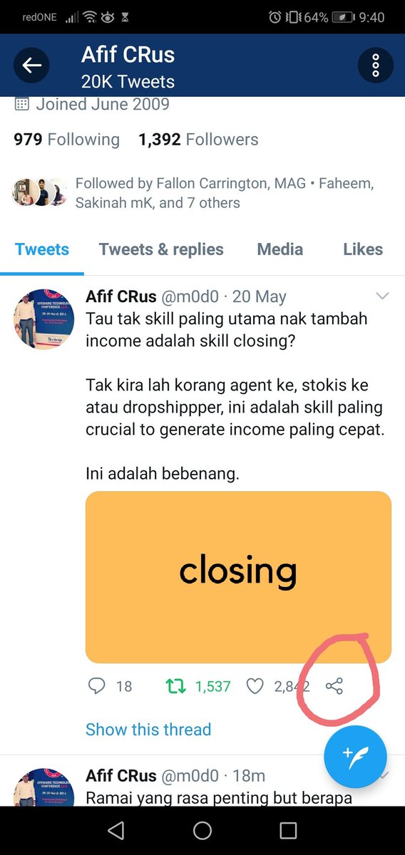 So macam mana nak add to bookmark? Here's the steps!1) Click share button sebelah like punya icon2) Tekan add tweet to bookmark3) Nak tengok balik tweet tu boleh cari dekat bookmark!!Hope it helps 