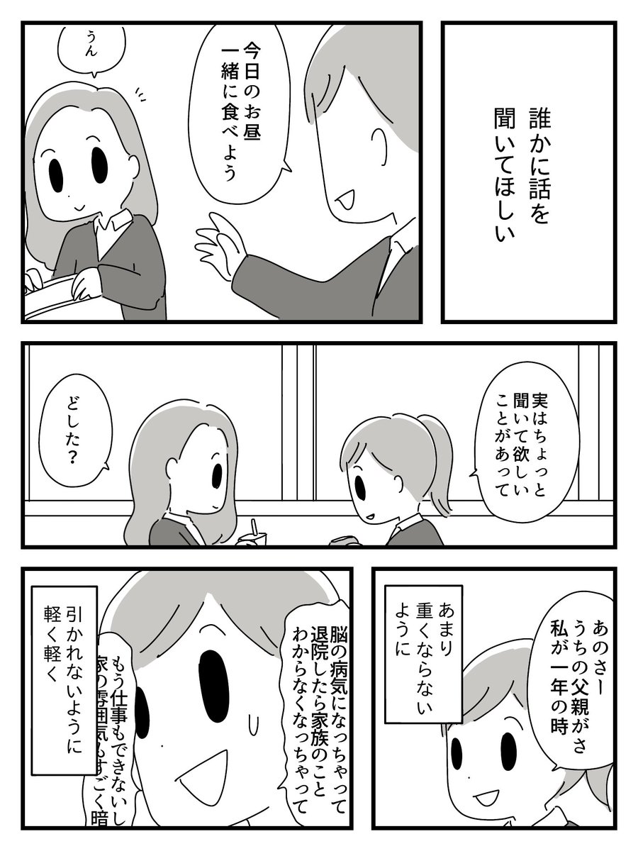 普通のサラリーマンだった父の年以上の闘病生活 マンガ 若年性認知症の父親と私 が考えさせられる Togetter 普通のサラリーマンだった父の年以上の闘病生活 マンガ 若年性認知症の父親と私 が考えさせられる Togetter
