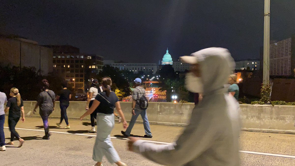 Taking in that view of the Capitol as the march continues. Not sure where we’re headed now.  #GeorgeFloydprotest