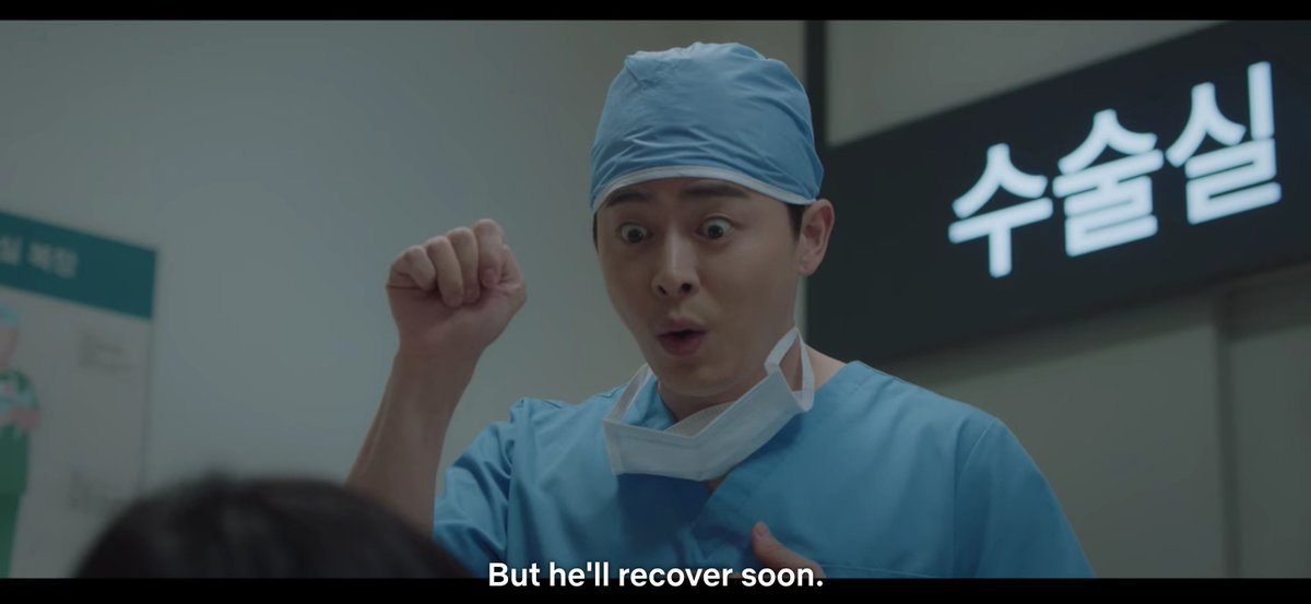 Man, Lee Ikjun is everything!  He's not just a genius but the way he empathize with his patients and the way he goes beyond his work... like learning sign language for this child is praise-worthy! The silence of this scene is so heartwarming, I cried!  #HospitalPlaylist