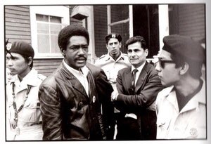 For historical perspective, this isn’t the first time black and Latino activists have come together to protest police violence. Here’s Bobby Seale of the Black Panthers and Chicano leader Reies Tijerina and Oakland’s Brown Berets at Defremery Park in West Oakland in 1968