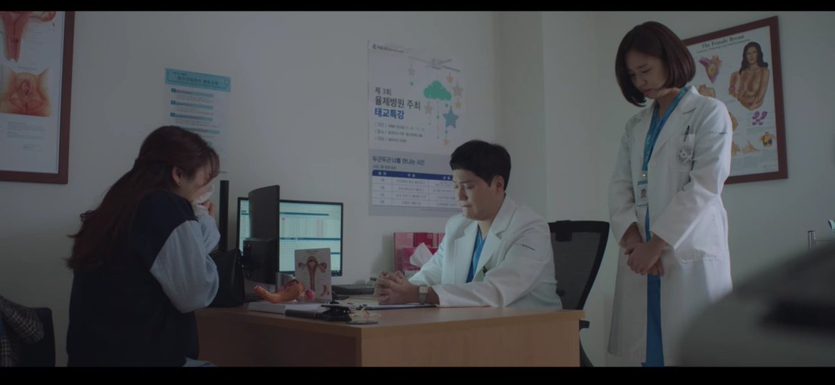 If there's one good thing about the scene, it's that her doctor was Seokhyeong. His gentleness, even while delivering 'bad news' and his silence has a comforting effect. Speaks so much how understanding and loving this man is. I love him!  #HospitalPlaylist