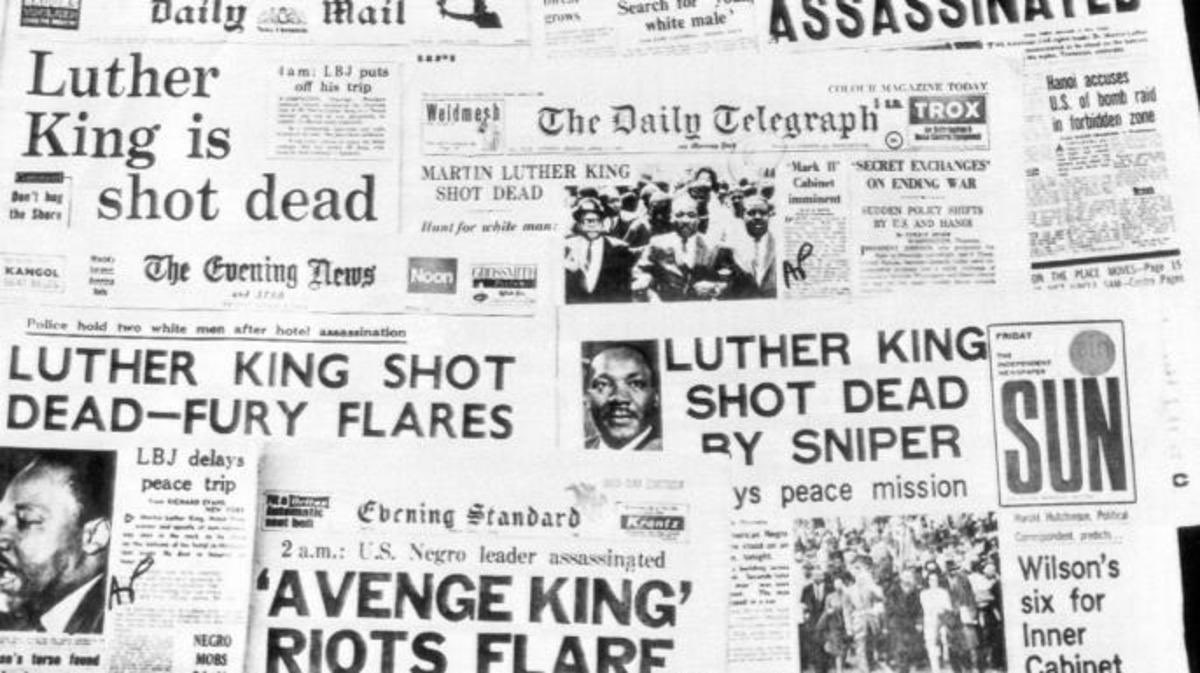 King Assassination Riots, Holy Week Uprising, Everywhere, 1968 Greatest wave of social unrest the United States had experienced since the Civil War, after the assassination of Dr. MLK Jr.