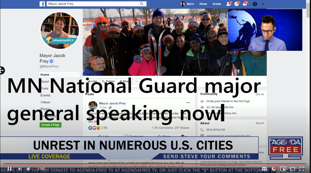 National Guard confirms 100 soldiers are at the Nicollet mall in  #minneapolis  #Minneapolisprotests  #MinneapolisRiot  #GeorgeFloyd  #icantbreatheLIVESTREAM LINK: (you can go back a few minutes to hear from the Mayor/Governor and National Guard)