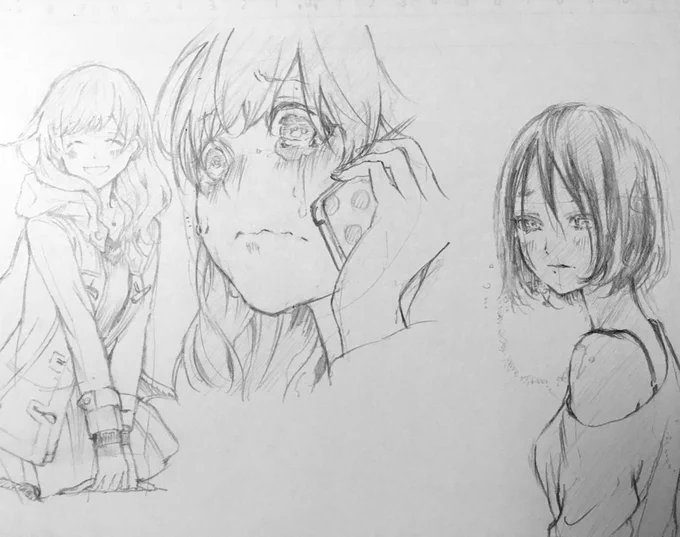 絵本奈央先生 模写
&amp;
ぷらくてぃす 