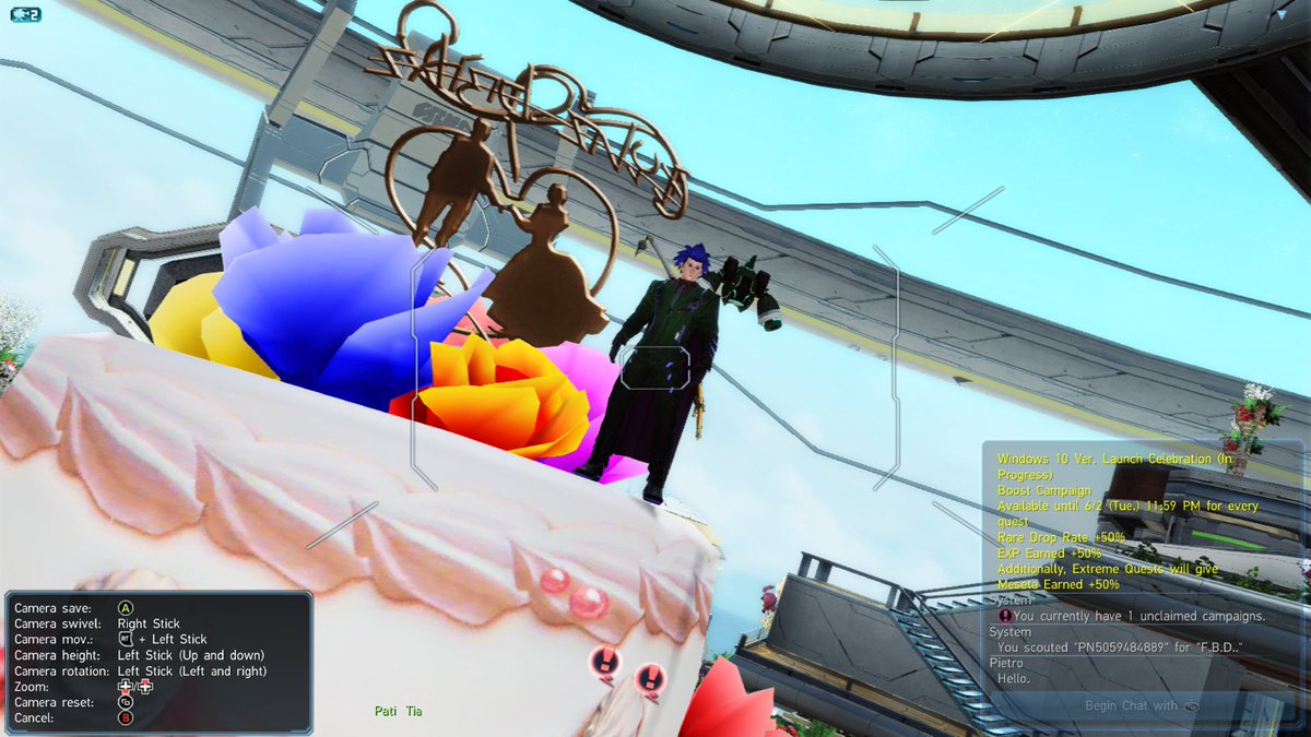 hanexbone's tweet image. Cake #PHANTASYSTARONLINE2 #XboxShare