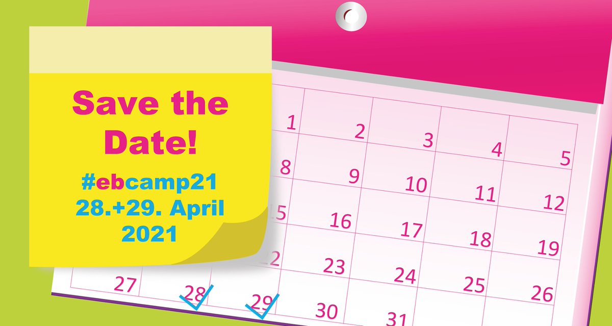 Gleich vormerken: Termin für #ebcamp21 #erwachsenenbildung #digitalisierung #bifeb #kebö #barcamp