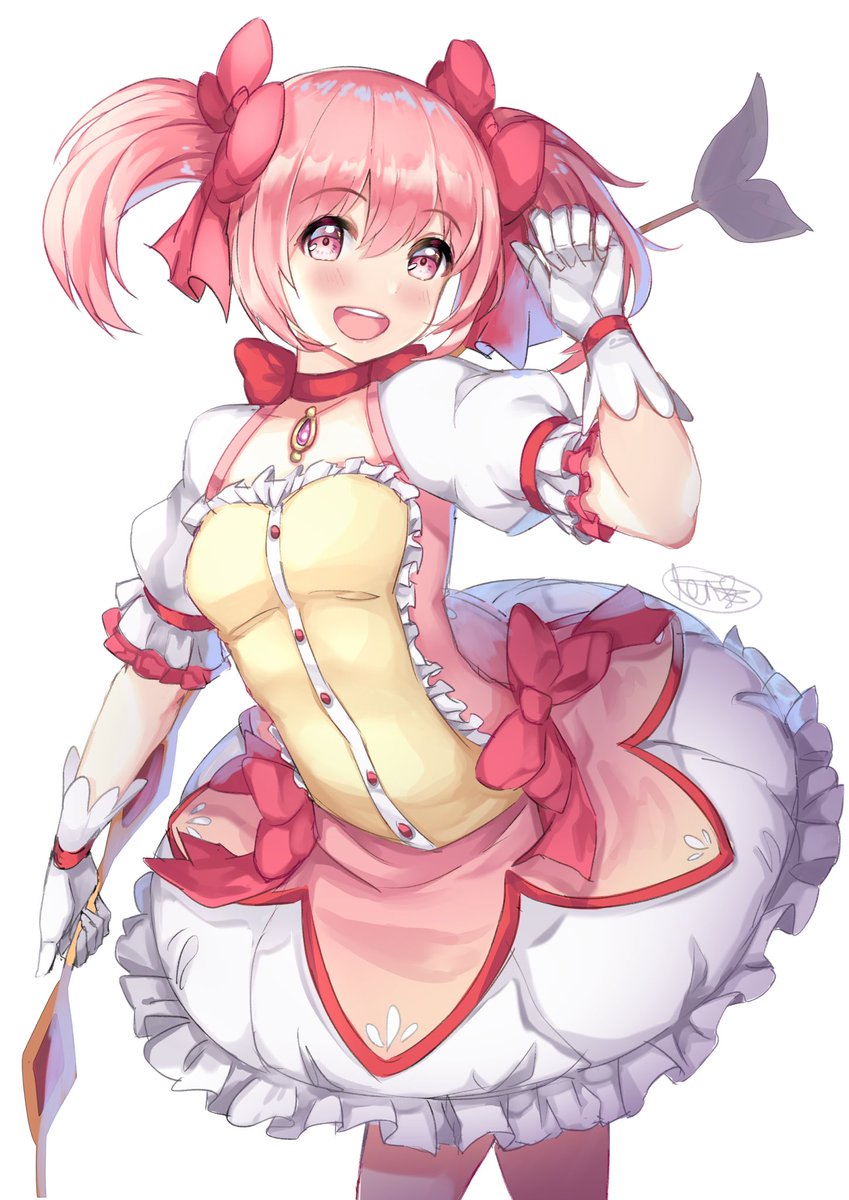 鹿目まどか 「???? #madoka 」|TsunMuki 🧢のイラスト