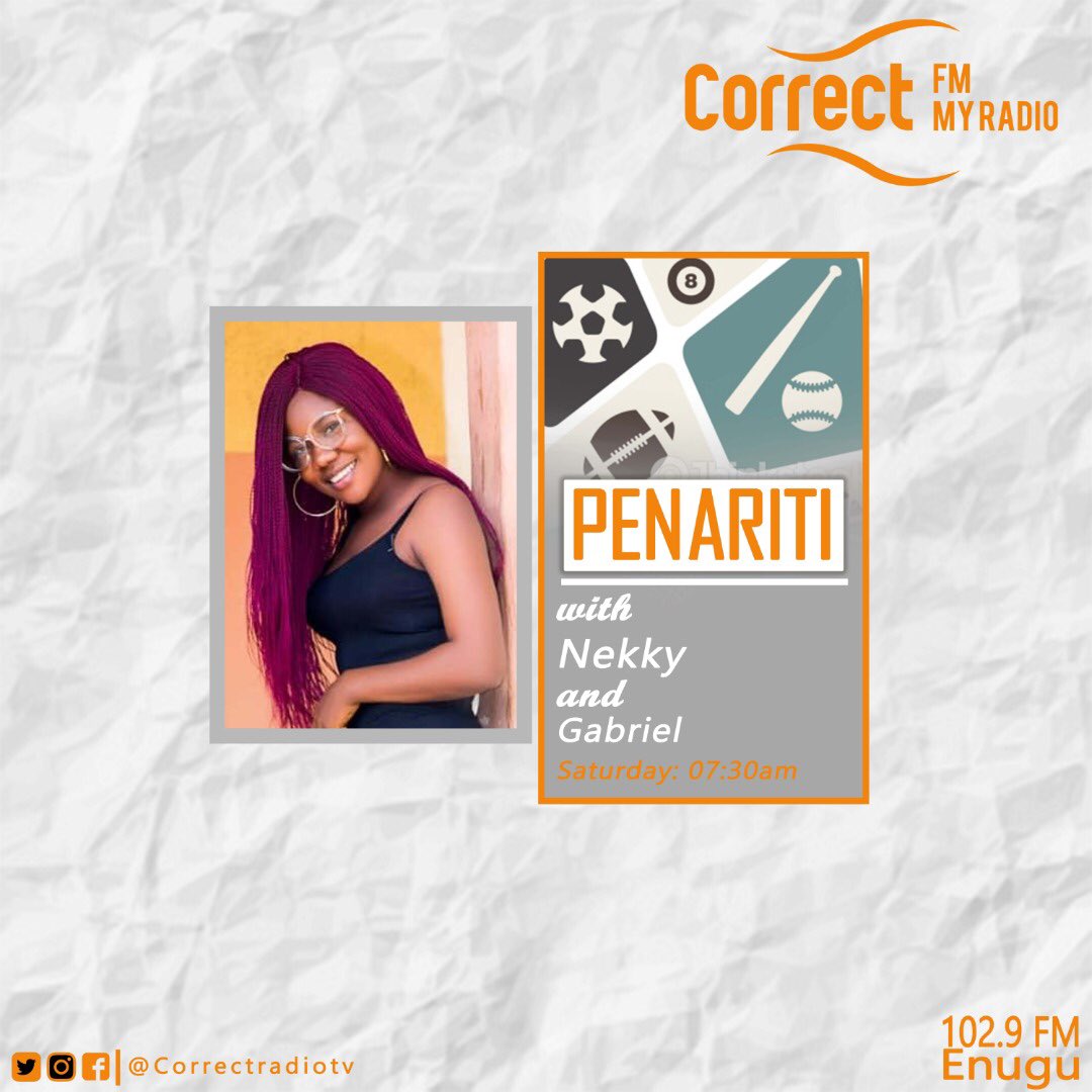 CorrectRadioTV's tweet photo. Who is Nigeria's greatest foreign coach?
Clemens Westerhof
Otto Glória
Johannes Bonfrere
Gemot Rohr ?
#WDP - "Ranti" @newlordchubby ontop
#CorrectWeekendShow w/
@official_nekky ontop
#Penariti
#CorrectFmEnugu https://t.co/2sUMy0hBl2