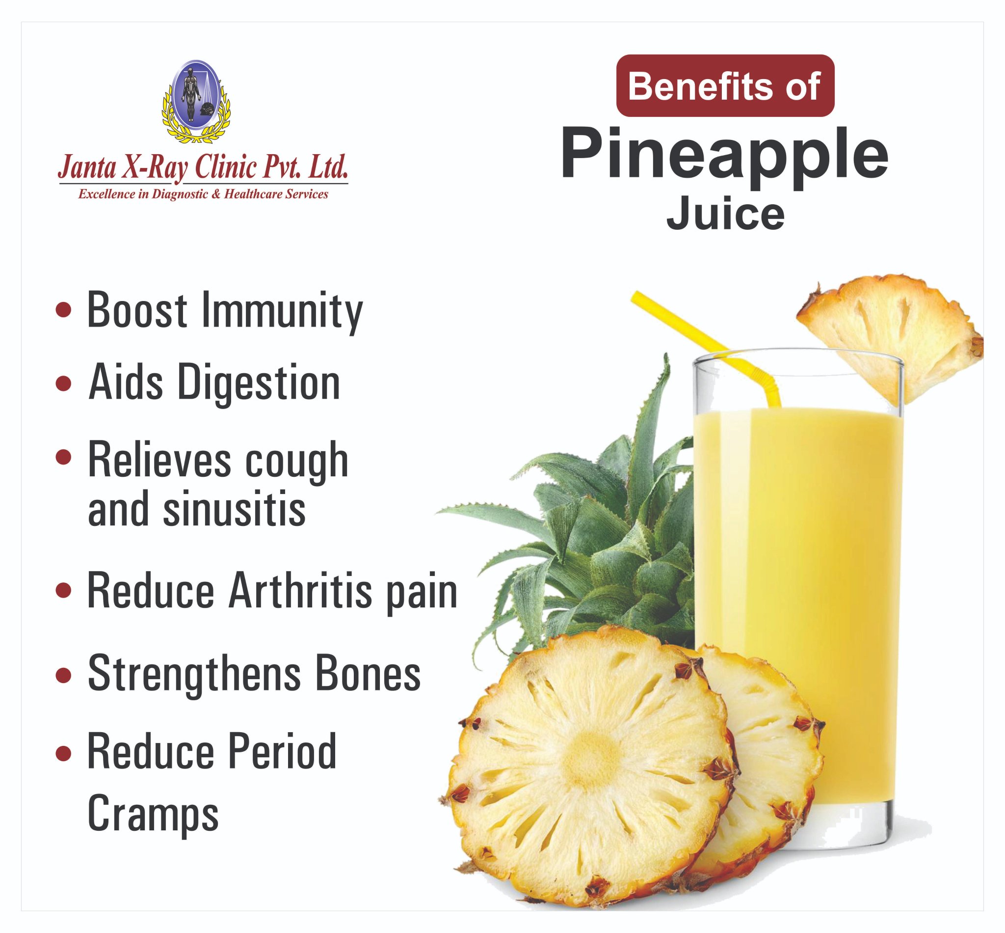 Pineapple top juice uses