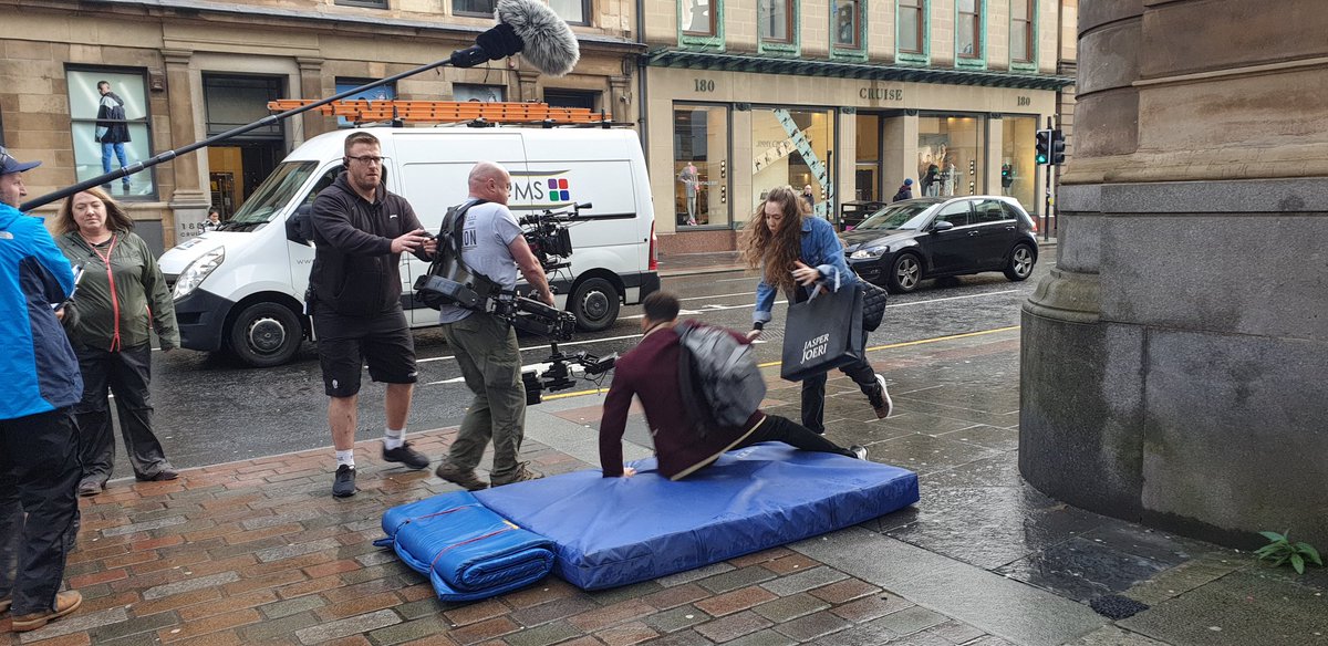 Today's pre #lockdown #BehindtheScenes pics are from the excellent tv series #TheNest. Great show. Terrific scripts. Brilliant cast & crew. Enjoy. #fightdirector #Scotland #Drama #televisionproduction #filmmaking #UK #lockdown2020 #COVID19 #bts 😎😷😊🎬👍