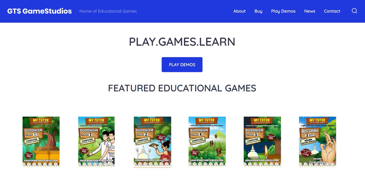 Our website has a new makeover. You can now purchase any of our 22 educational games via the site.

Play a demo before you buy. 

Visit games.lk 

#lka #SriLanka #education #edugames #edutainment #gaming #stayathome #homeschooling #remotelearning