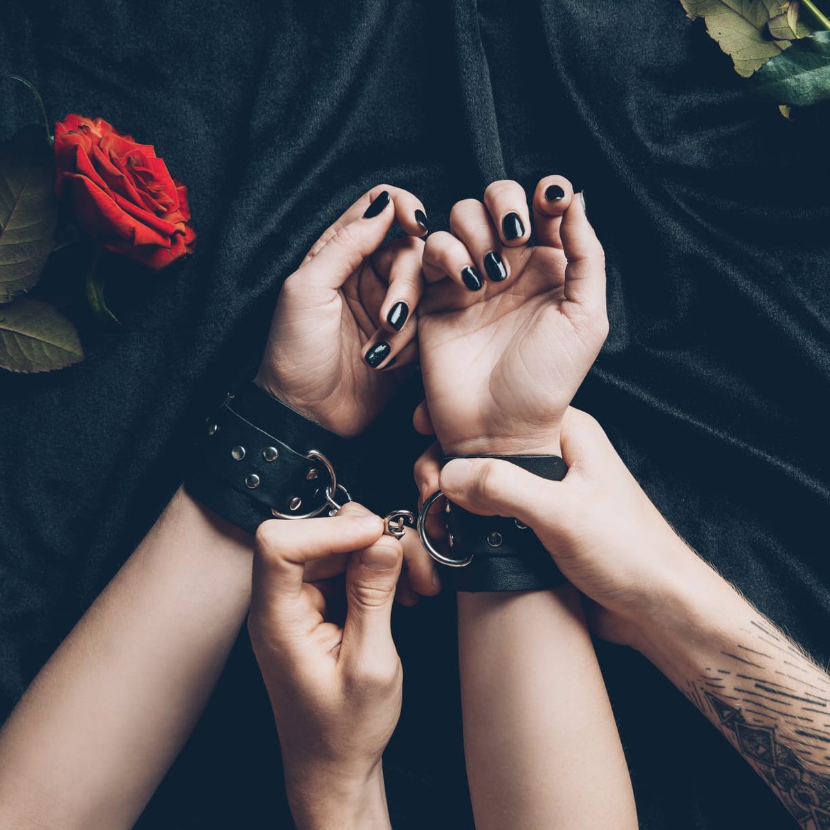 BareSutra's tweet photo. Allow yourself to free rein your most salacious bedroom impulses. Enjoy the thrill of consensual cruelty with premium products from Bare Sutra and cast a spell of voracious lust on your dynamic.

#bdsm #bdsmworld #bdsmgear #bdsmrelationships #restraints #handcuffedwoman #gaylove https://t.co/uCFXRnJ7DY