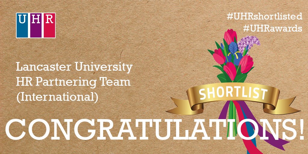 Amongst all this chaos, still flying the LU HR flag and making us all proud - what a team!