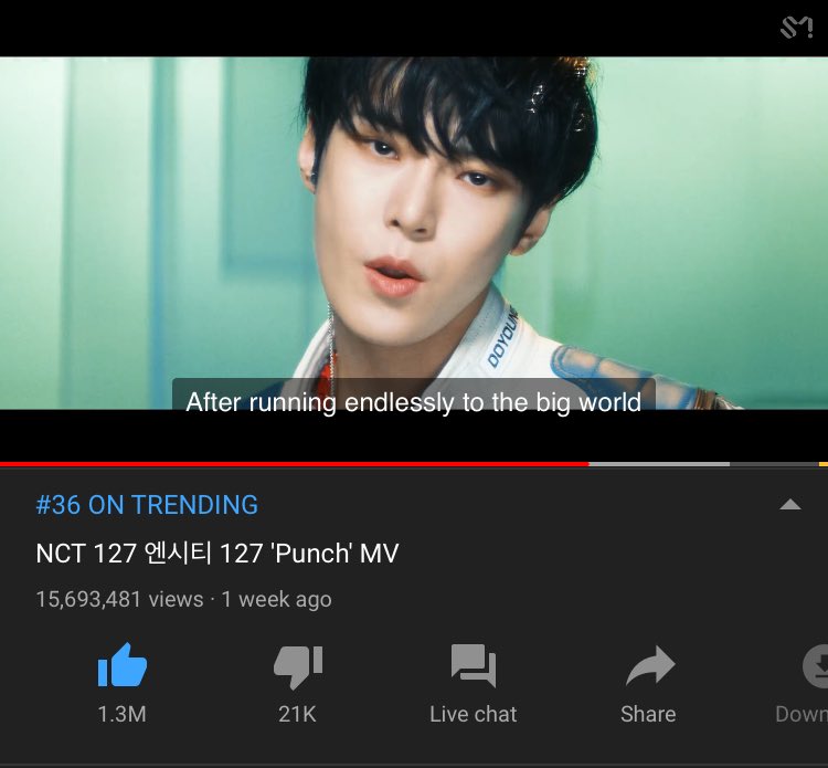 jaehyunschagi's tweet photo. everyone still stream this mv right?
we need it to make it 16M before today's mushow started.
please i need your help guise ππΌ
lets give them the 3rd win they deserve, green hearttttttt π
#StreamPunchMV
#NCT127_Punch https://t.co/jrDWuohepT