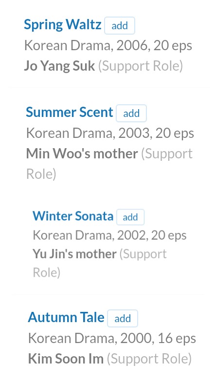 i've mentioned last time that winter garden is also called as "four seasons sunroom."kim hae sook (rosa, jeongwon's mom) appeared in all four seasons of endless love. she went through it all and now, she's doing the same in  #HospitalPlaylist. 