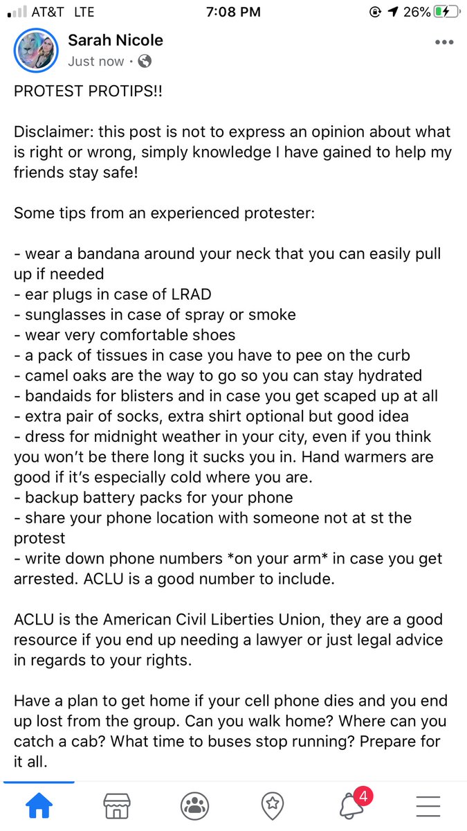 SarahNikitten's tweet image. #protesttips #protests #civilliberties #civilrights #Minneapolis #Oakland #Detroit #LasVegas
