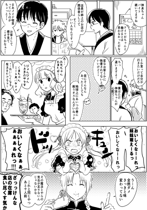 ➂兄貴の誕生日お祝いしようとメイド喫茶で働く妹➂ 