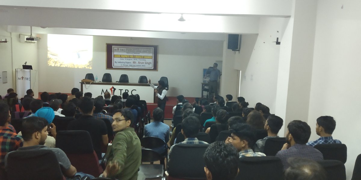 MITRC2's tweet photo. Refreshing Memories:-
#MITRC Department of #CSE successfully conducted seminar by Made Easy . In which various information related to GATE examination is given to students .  This Seminar is given by Industry Expert Mr. Arun Singh dated on 8-August-2019 https://t.co/4OzW8Ztl2S