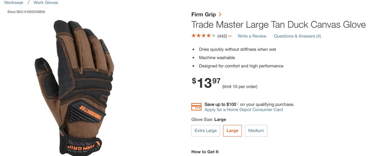  https://www.homedepot.com/p/Firm-Grip-Trade-Master-Large-Tan-Duck-Canvas-Glove-55277-36/305601310