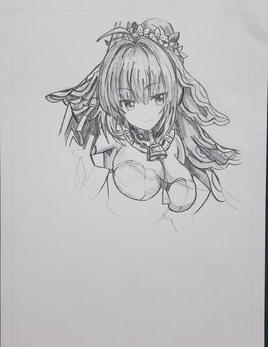 リア友のみんなお絵かきは体から描くって言ってるけど
僕は頭から(て言うか一番上から)描いてるんですが同士います? 