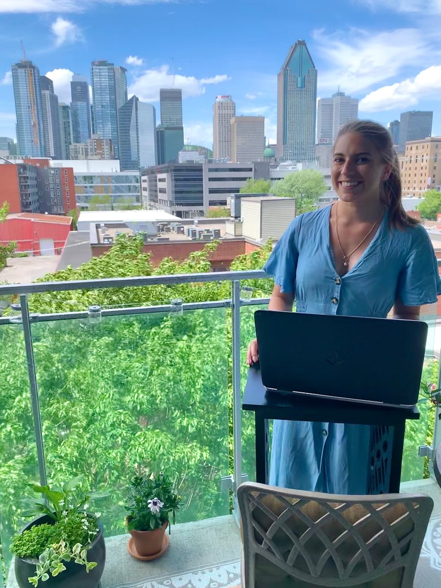 Today’s fun stand up desk #WFH