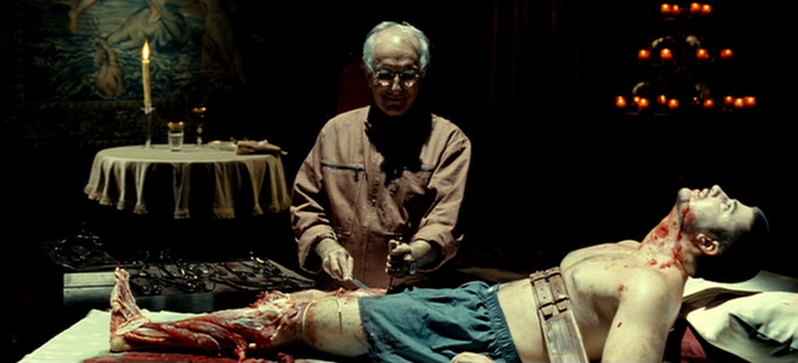 Cannibal Holocaust director Ruggero Deodato has a cameo as an Italian cannibal in @eliroth's Hostel: Part II. #TheLastDriveIn