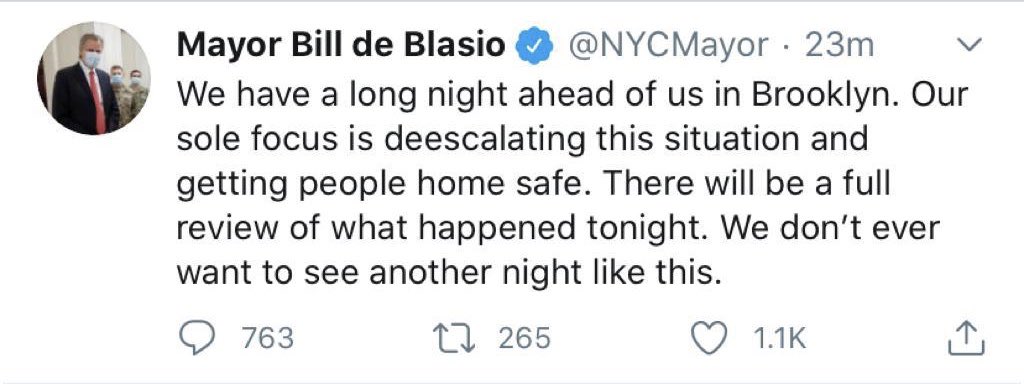So <a href="/NYCMayor/">Mayor Zohran Kwame Mamdani</a> <a href="/BilldeBlasio/">Bill de Blasio</a> wants a review in the morning, and @NYCSpeakerCoJo wants the cops to de-escalate and not enforce the law. 

TWO FUCKING PRECINCTS WERE ATTACKED AND COPS VISCIOUSLY ASSAULTED YOU COWARDS!

Why didn’t you geniuses get out there to de-escalate the crowd?