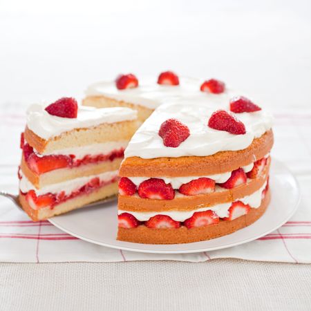 Jacob Bae as Strawberries and Cream Cake