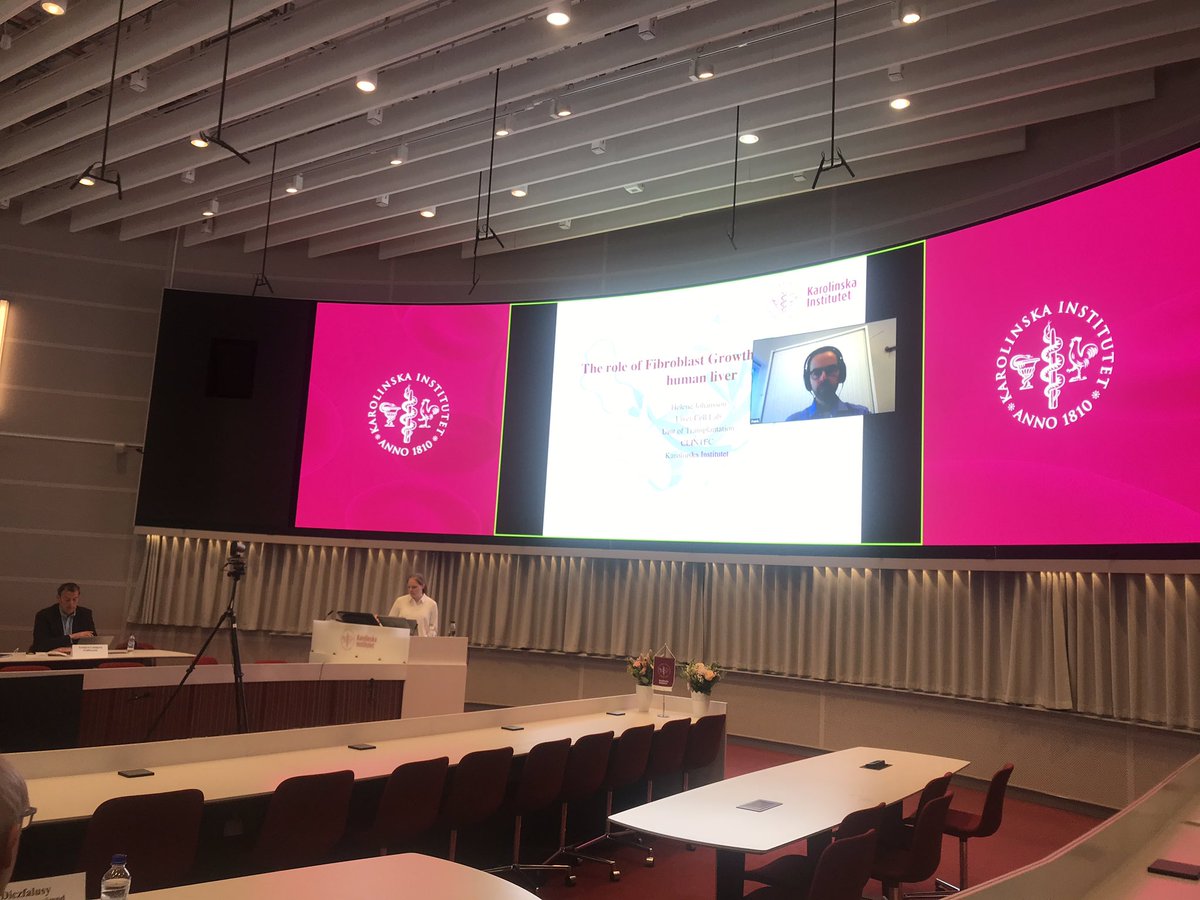 The Role of FGF19 in human liver, doktoral thesis by my student Helene Johansson. Opponent Dr. Frank Schaap via link. Well done Helene! Congratulations! #liver #fgf19 #bile