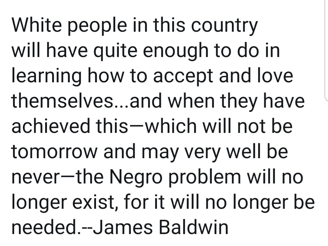 Baldwin told us again and again and again: white supremacy is a cancer on white people's own humanity. I'm saying is there's a cost to the good cop's humanity to ask to be seen as above reproach. Which if we're honest, is how the valorization of cops all these years really works