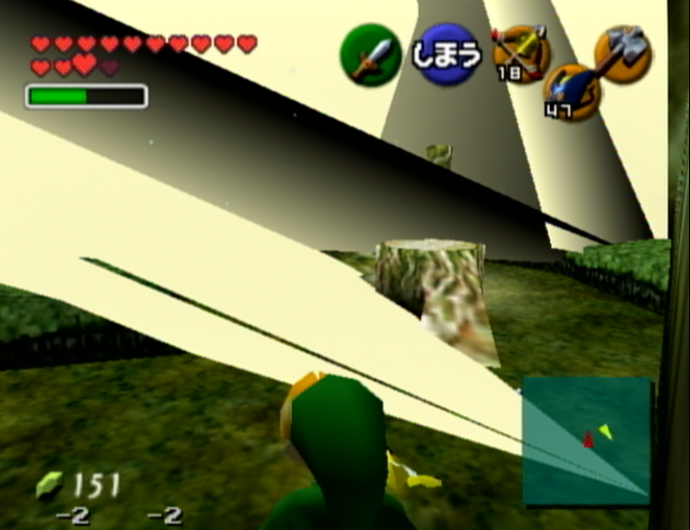 exodus_122's tweet photo. The new SRM to change Age in Lost Woods causes some funny graphical glitches on VC when you pull bow/hookshot https://t.co/mBAEFOlYBO