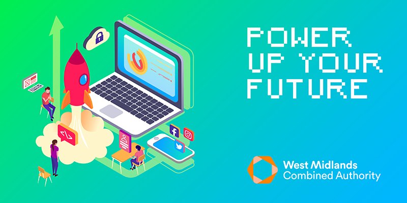 FcNationUK's tweet photo. There has never been a better time to Power Up Your Future and train for a career in digital! 📲🖥️

Find out more, here: https://t.co/nb7nkdJusq 

#WMDigital #WMStrong #PowerUp https://t.co/8qTylI2GT5