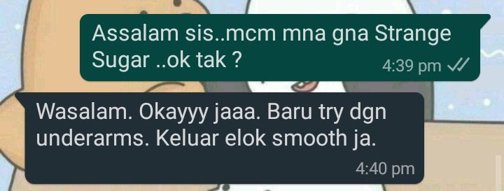 KulimEl's tweet photo. One of my customer dh grab Strange Sugar and she love it 😻
Hello beauty 👩🏻
🚗COD &amp;  🏡Pick up Strange Sugar available ;
📌 Alor Setar
📌 Sungai Petani
📌 Area yg berdekatan 
Any inquiries or order click link ⬇️
https://t.co/5Vtg4HL6Hc https://t.co/HA4vKy8DWi