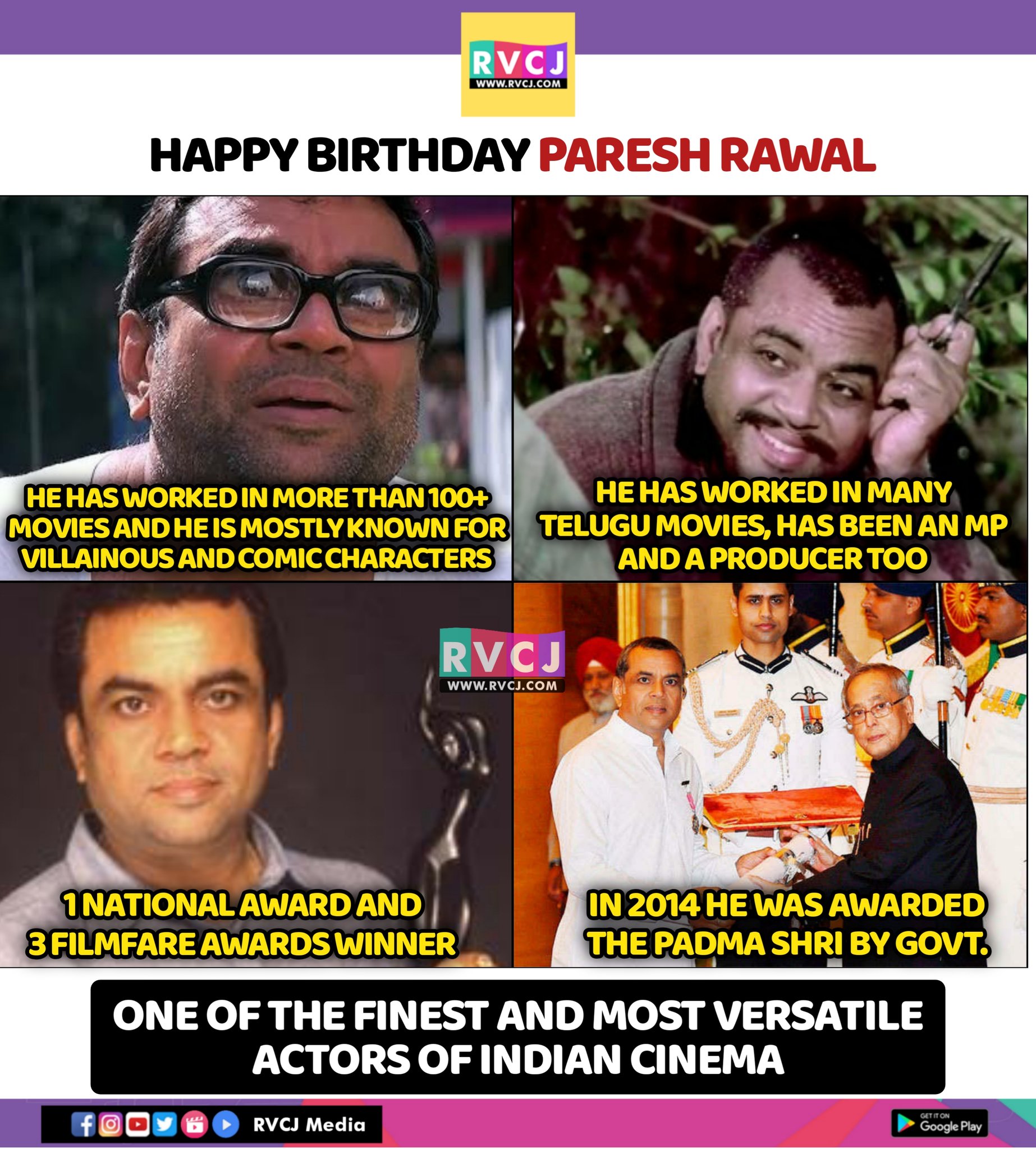 Happy Birthday Paresh Rawal!      