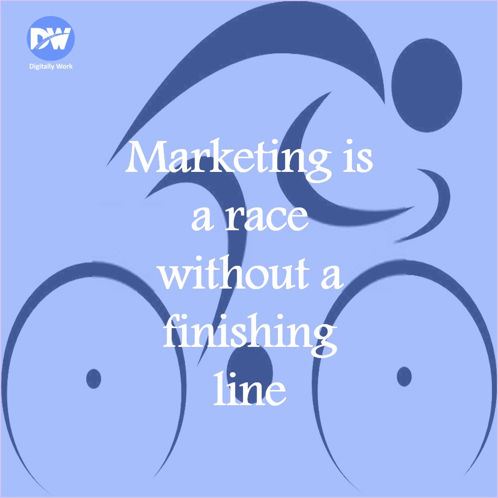 digitally_work's tweet photo. "Marketing is a race without a finishing line"
Contact us to be a part of this race.
#DigitallyWork #DigitalMarketing #OnlineMarketing #InternetMarketing #SocialMediaMarketing #SocialMediaOptimization #SEO #SMM #SMO #SearchEngineOptimization #MarketingSolutions #SaturdayMorning https://t.co/OcROFoORt2