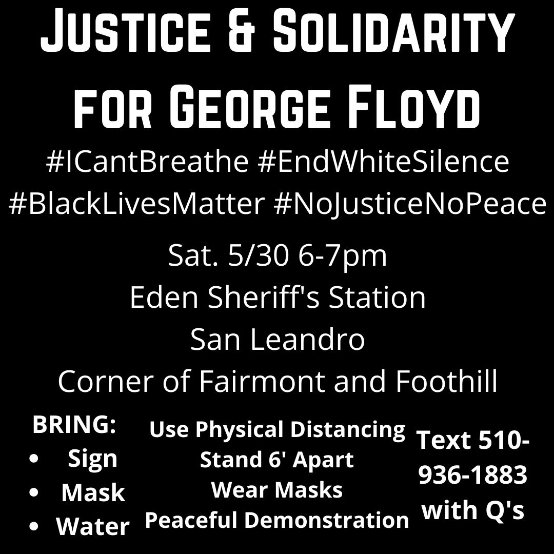 Justice and Solidarity for George Floyd @ Eden Sheriff's Station