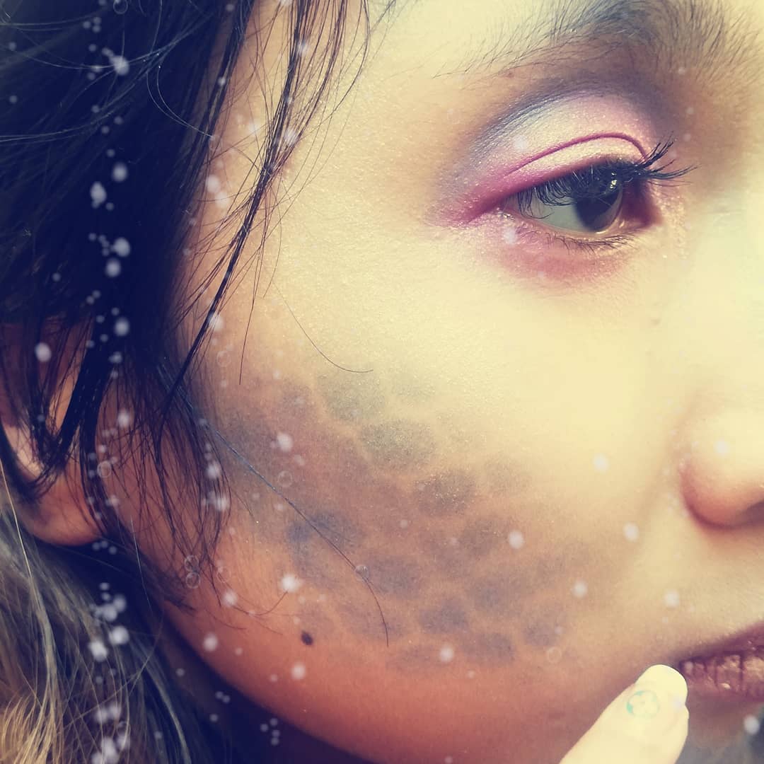 angedirecto's tweet photo. Mermaid makeup shesh with mommy... Thank you mommy for the nice pics.. 👍💗#mermaidmakeup #picoftheday https://t.co/lQWyguQoMW