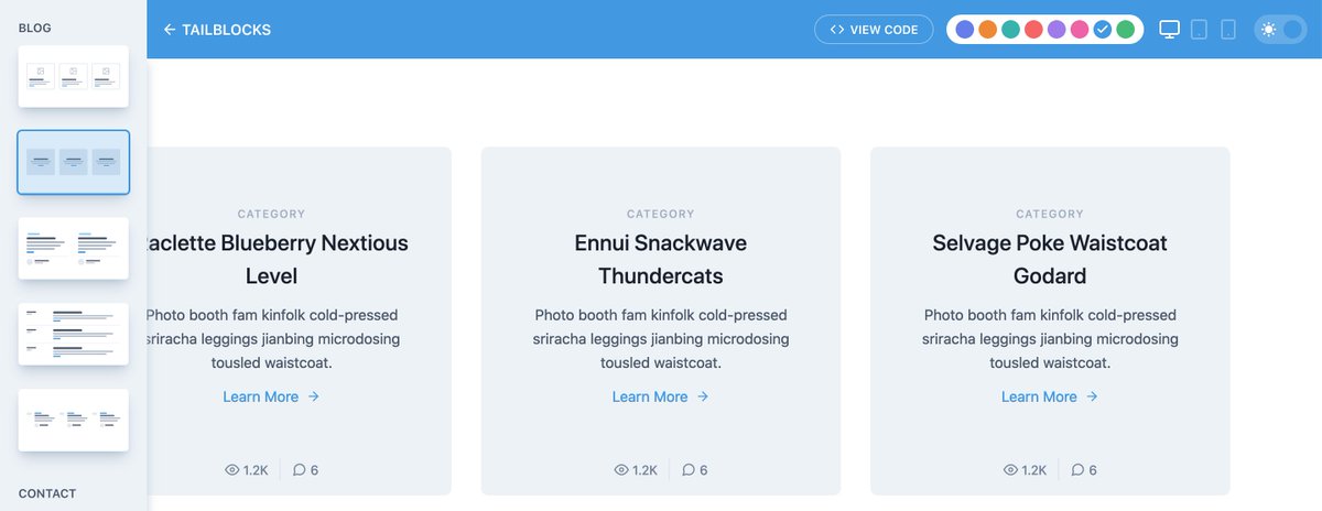 ibrahim_jabbari's tweet photo. #Tailblocks – Get your projects rolling with these ready-to-use blocks for Tailwind #CSS
🔗 https://t.co/bTV04Dkuq2
#Webdesigner https://t.co/P1xumZznor